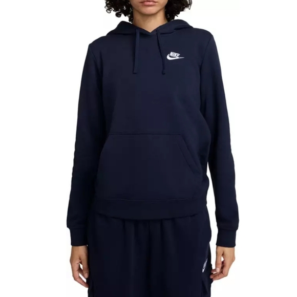 Nike Tops - Nike Womens Hooded Sweatshirt Navy S